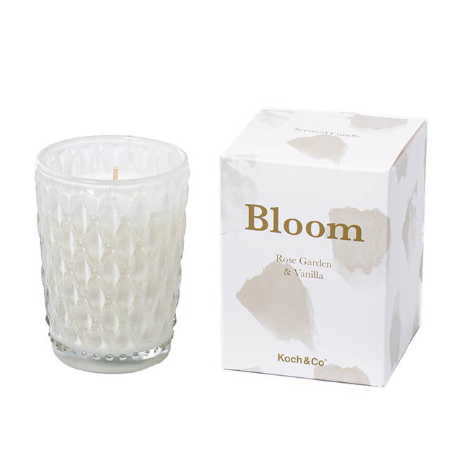 Scented Candle Joy White Rose Garden & Vanilla