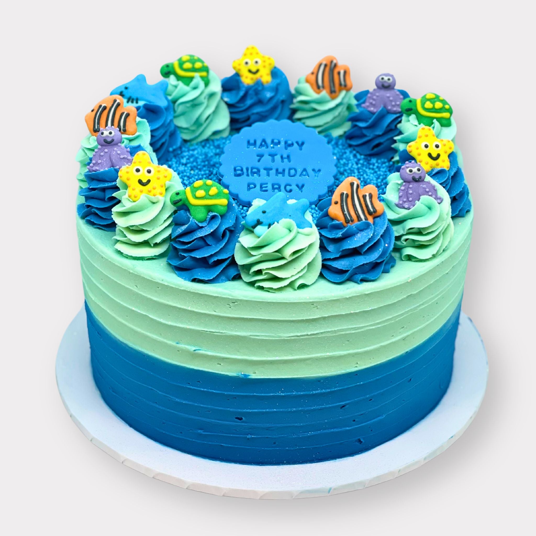 Sea Creatures Cake