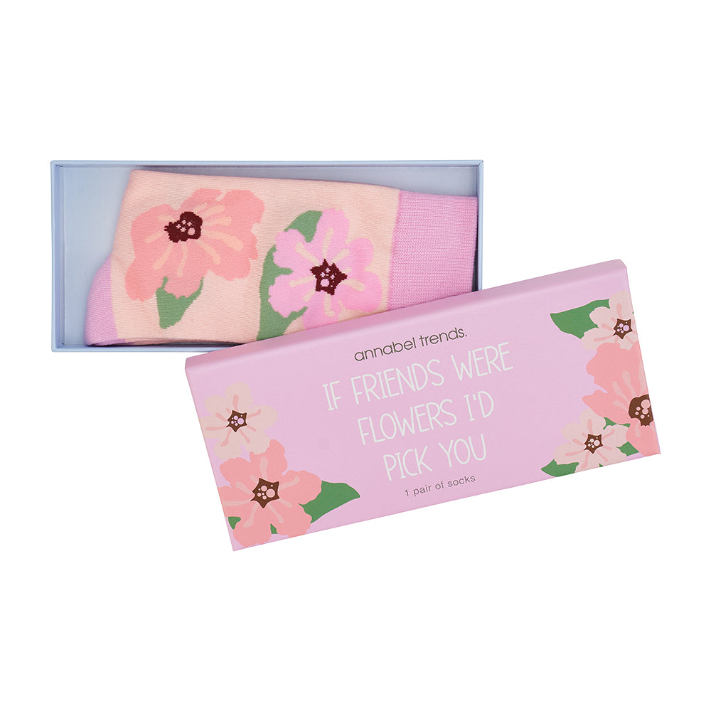 Boxed Socks – If Friends Were Flowers