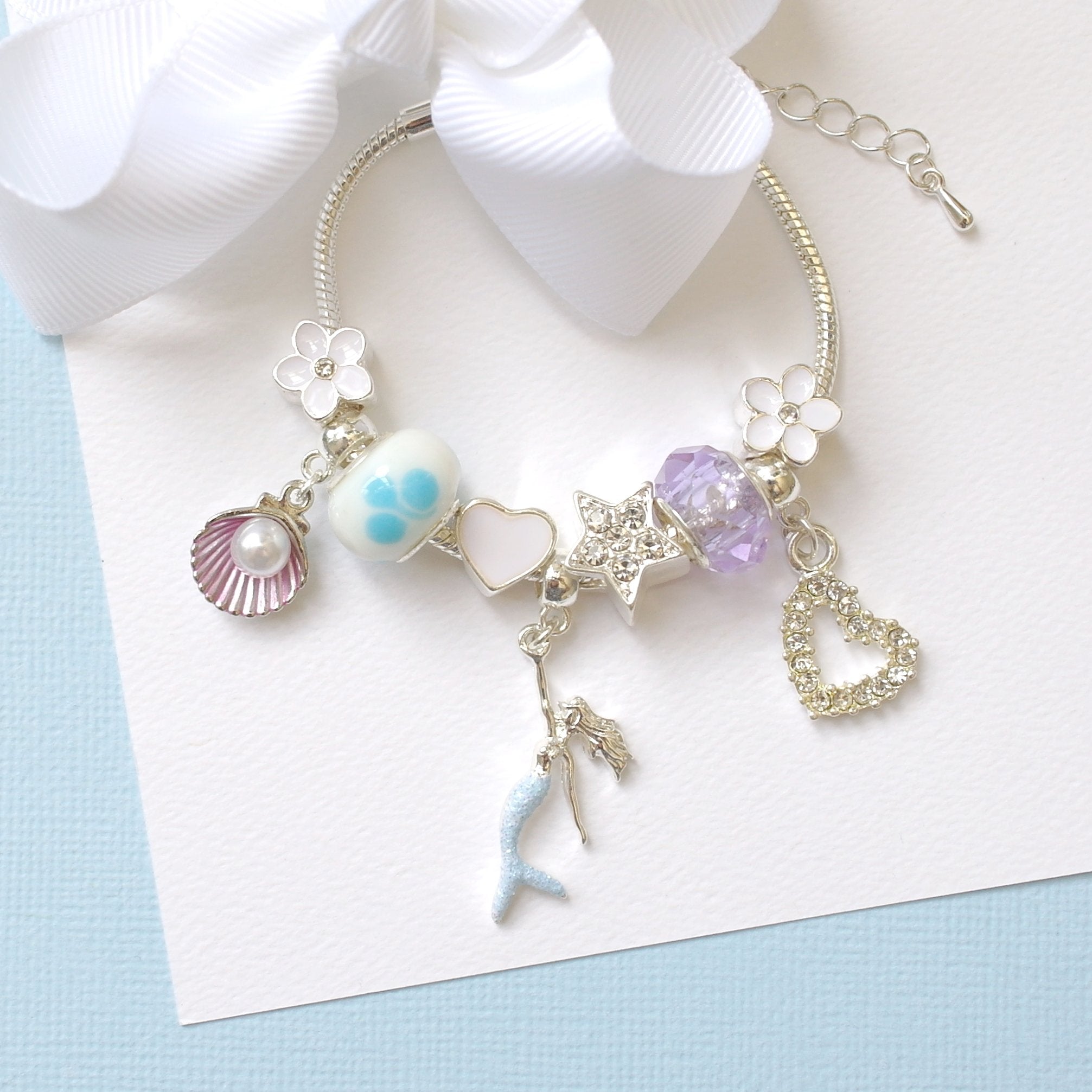 Mermaid charm bracelet