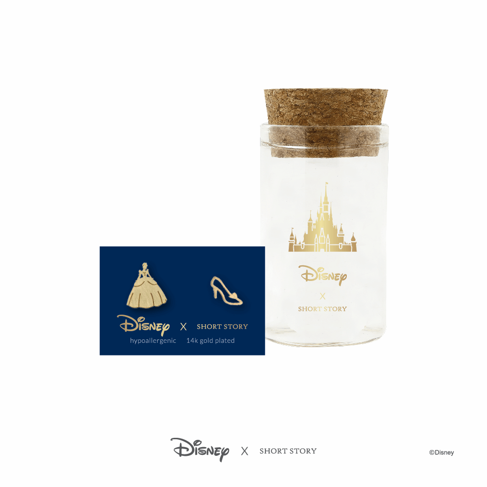 Disney Gold Earrings The Cupcake Room
