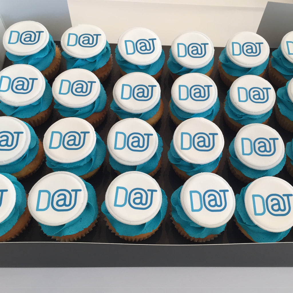 Corporate Branded Cupcakes