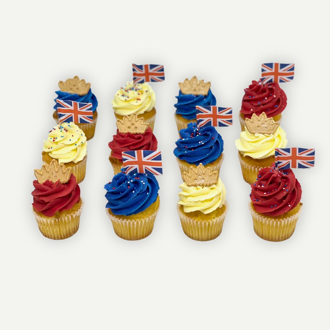 King Charles Coronation Cupcakes Delivery Sydney The Cupcake Room