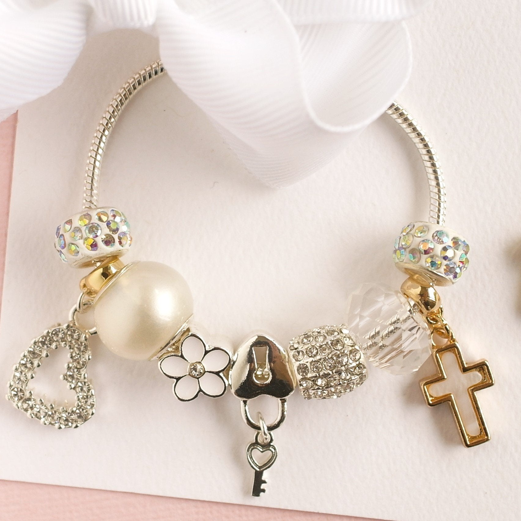 Cross Charm Bracelet