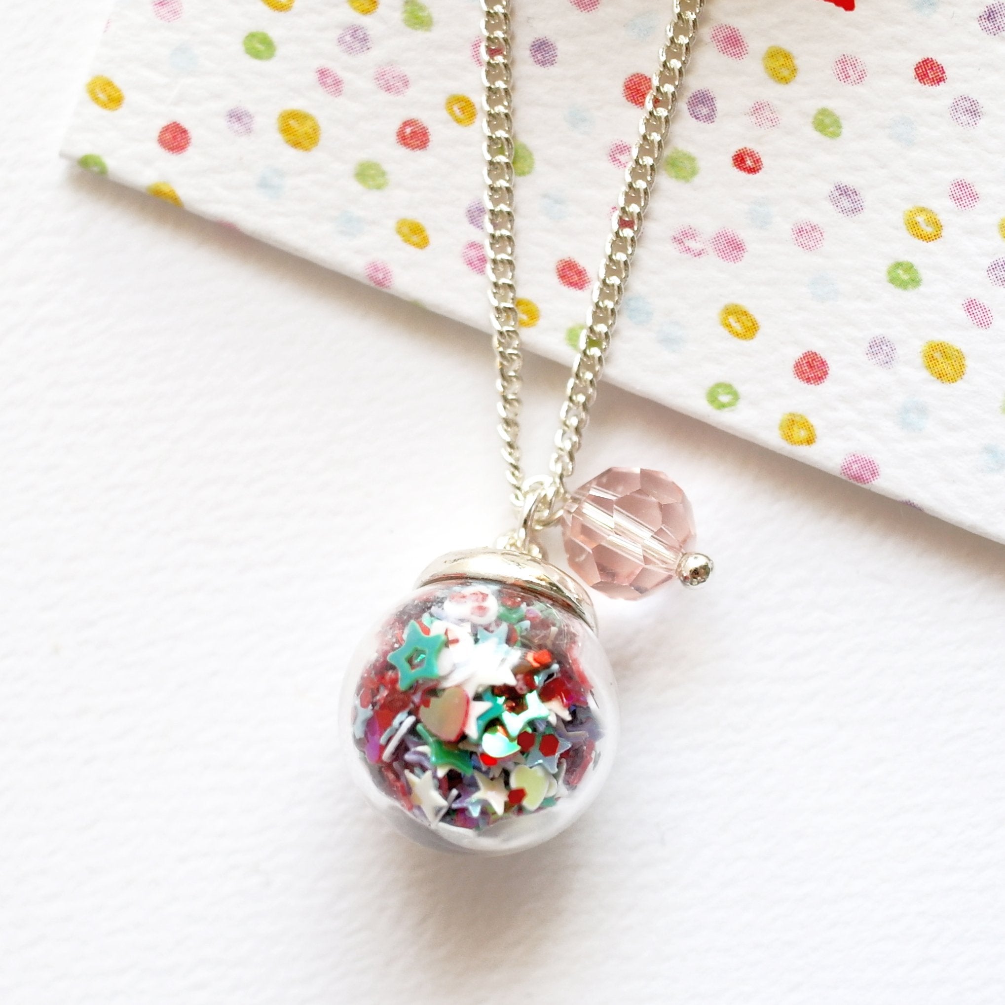 Fairy on sale ball necklace