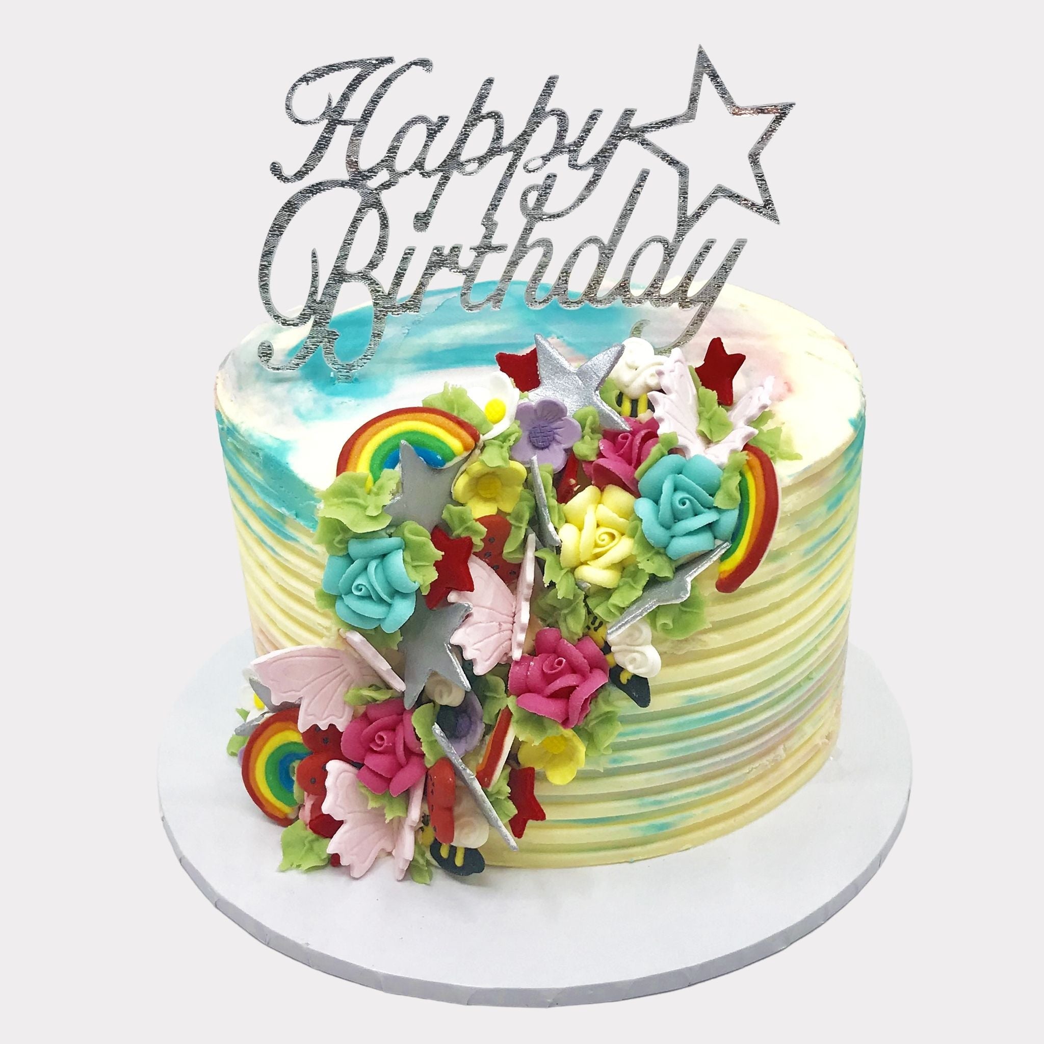 Sunshine and Rainbows Cake
