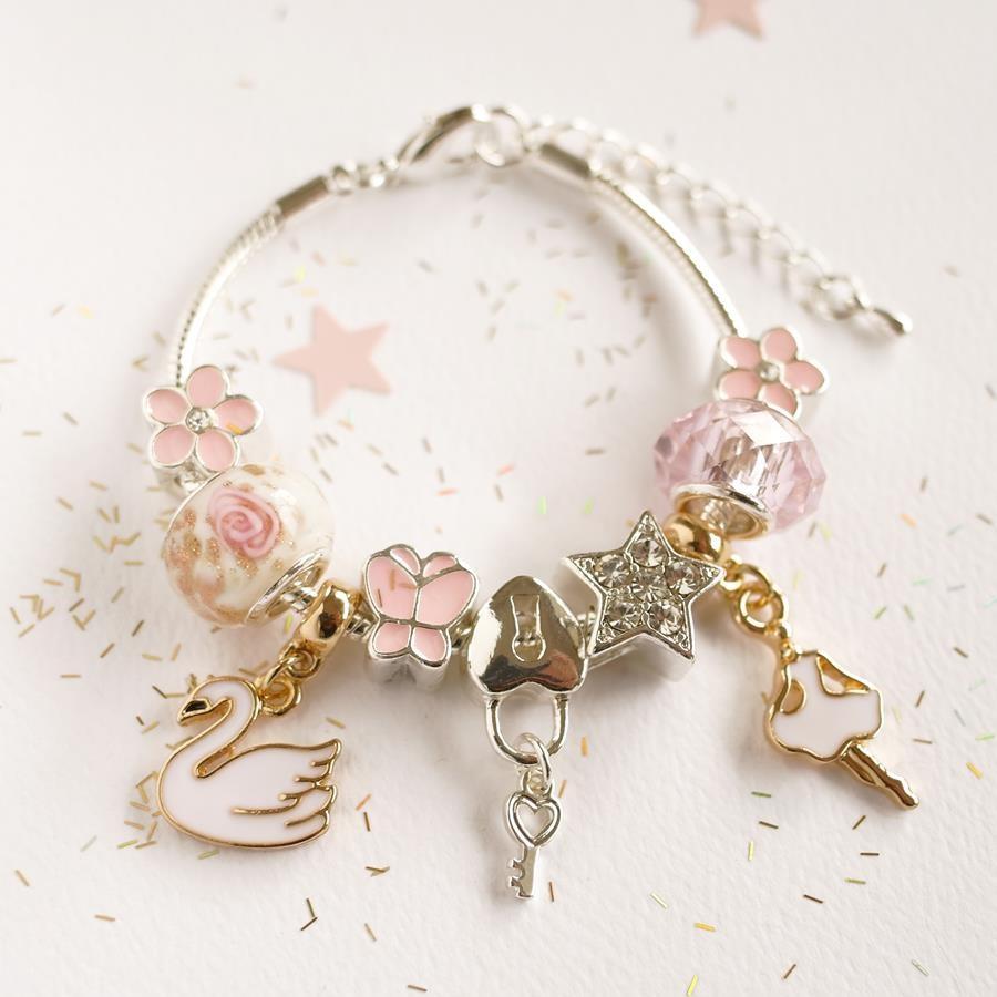 Swan Lake charm bracelet