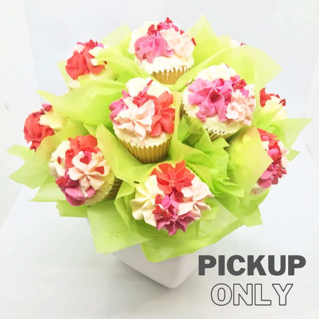 Valentine's Day Cupcake Bouquet