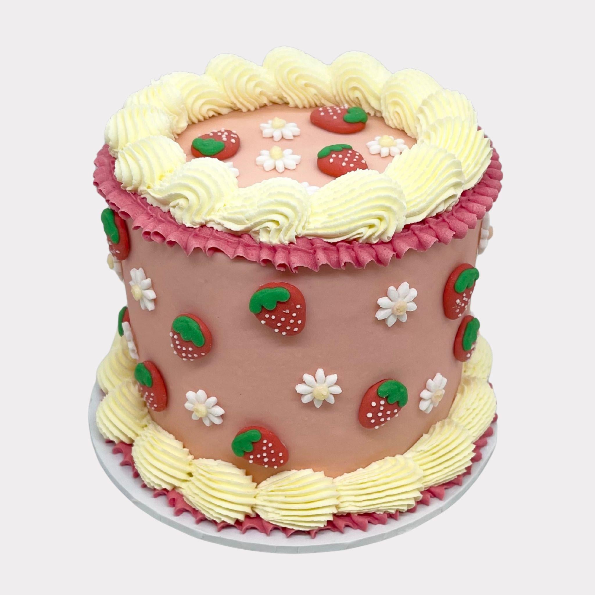 Strawberry Patch Cake