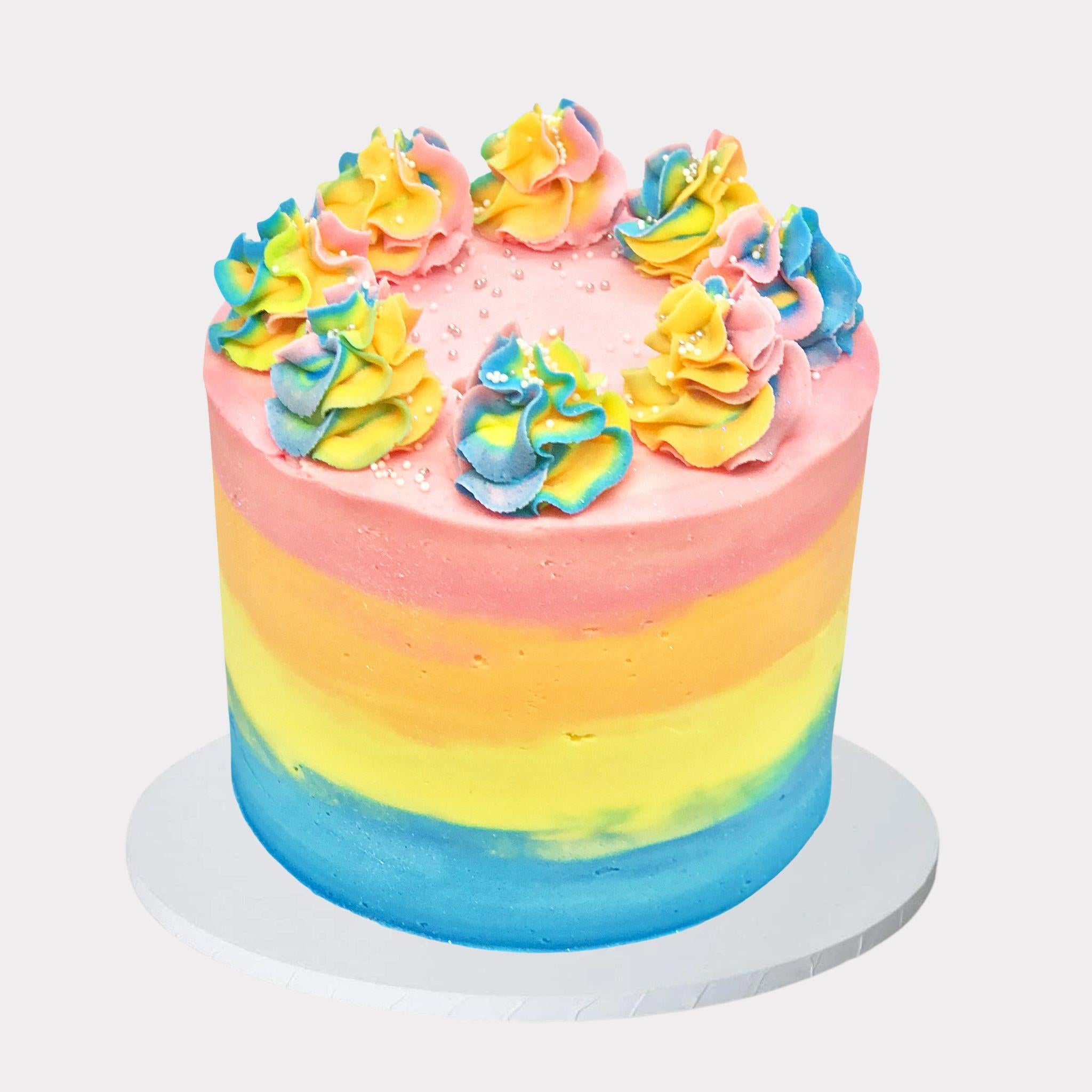 Over the Rainbow Cake