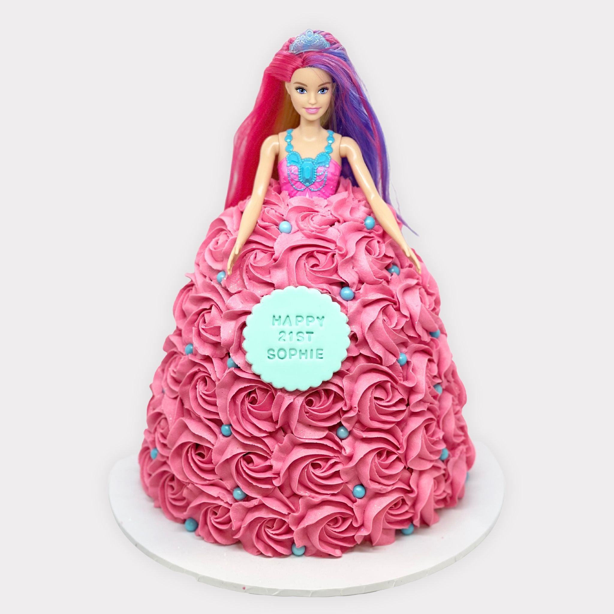 Barbie Doll Cake For Baby Girl - Opulence Bakery