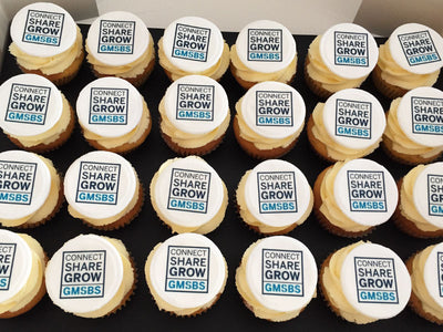 Corporate branded and logo cupcakes, cookies and cakes in Sydney