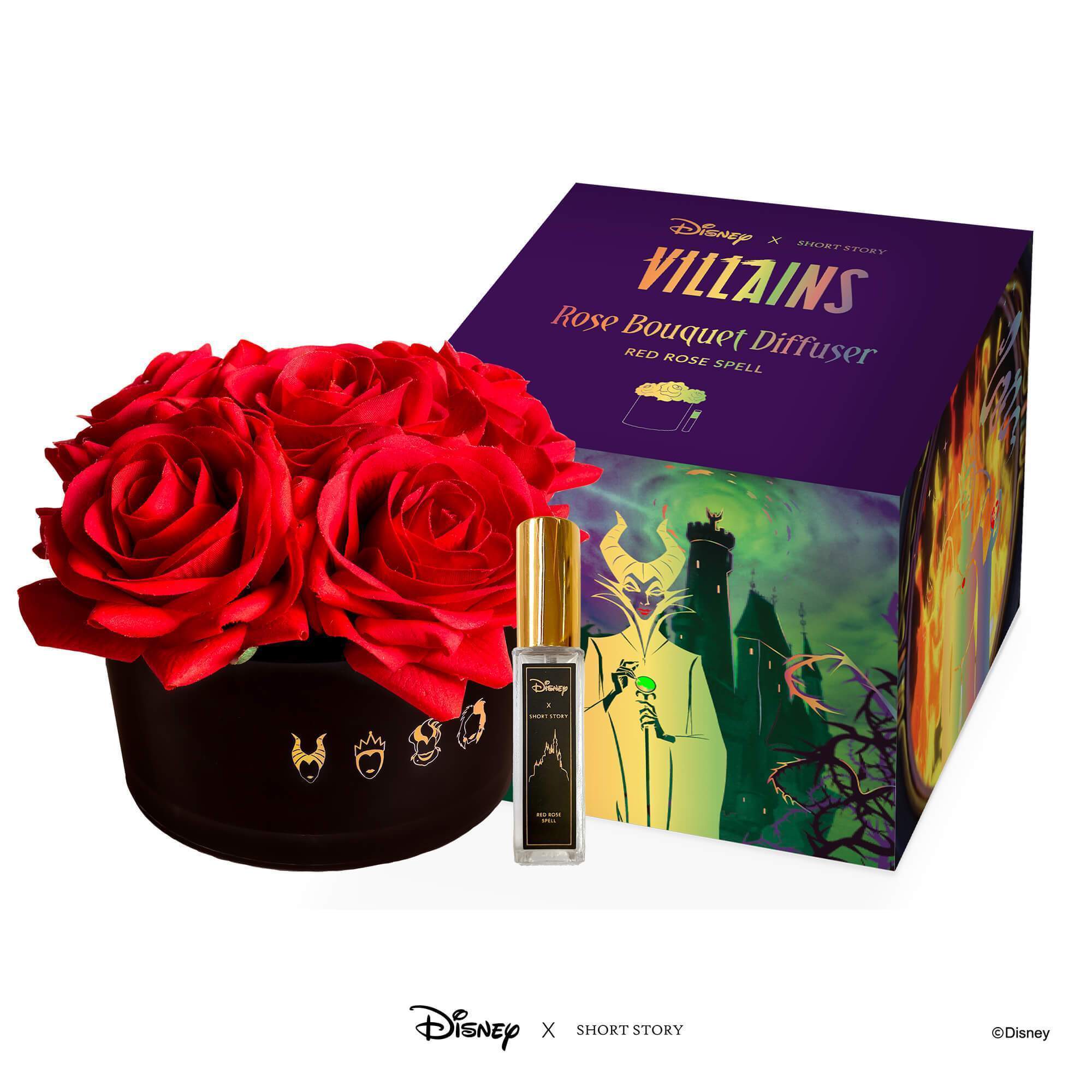 Disney Floral Bouquet Diffuser - Villains (Red Rose Spell)