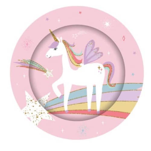 Paper Plates - Unicorn 8 Pack
