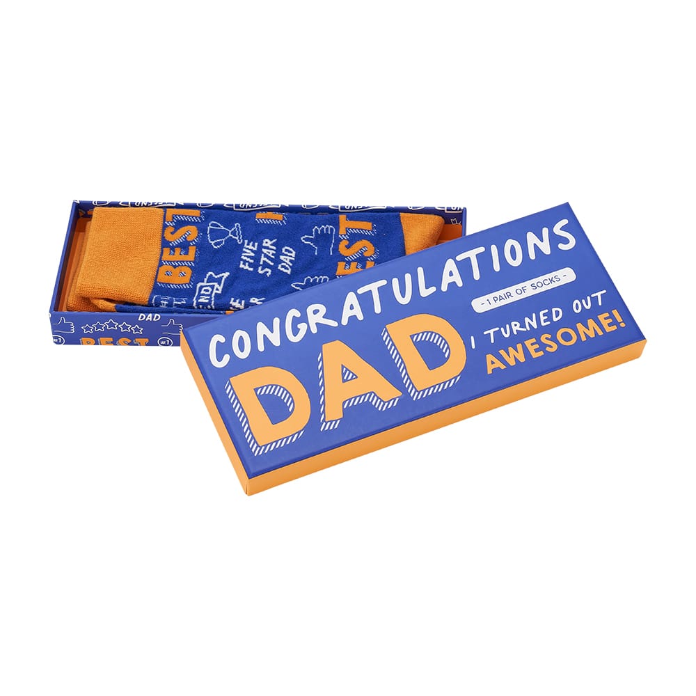 Socks – Boxed – Congratulations Dad