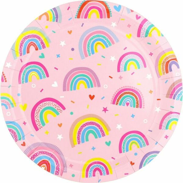 Paper Plates - Rainbow