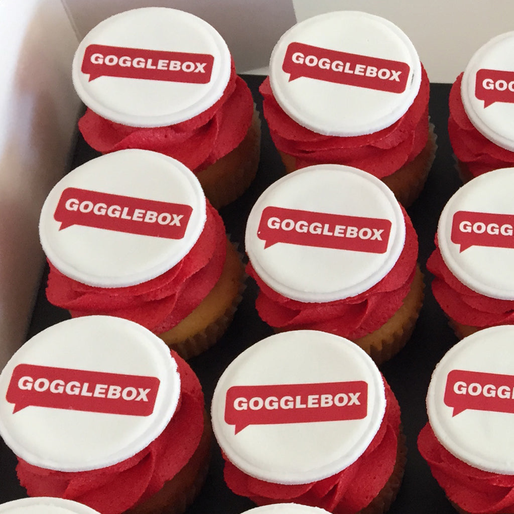 Corporate Branded Cupcakes