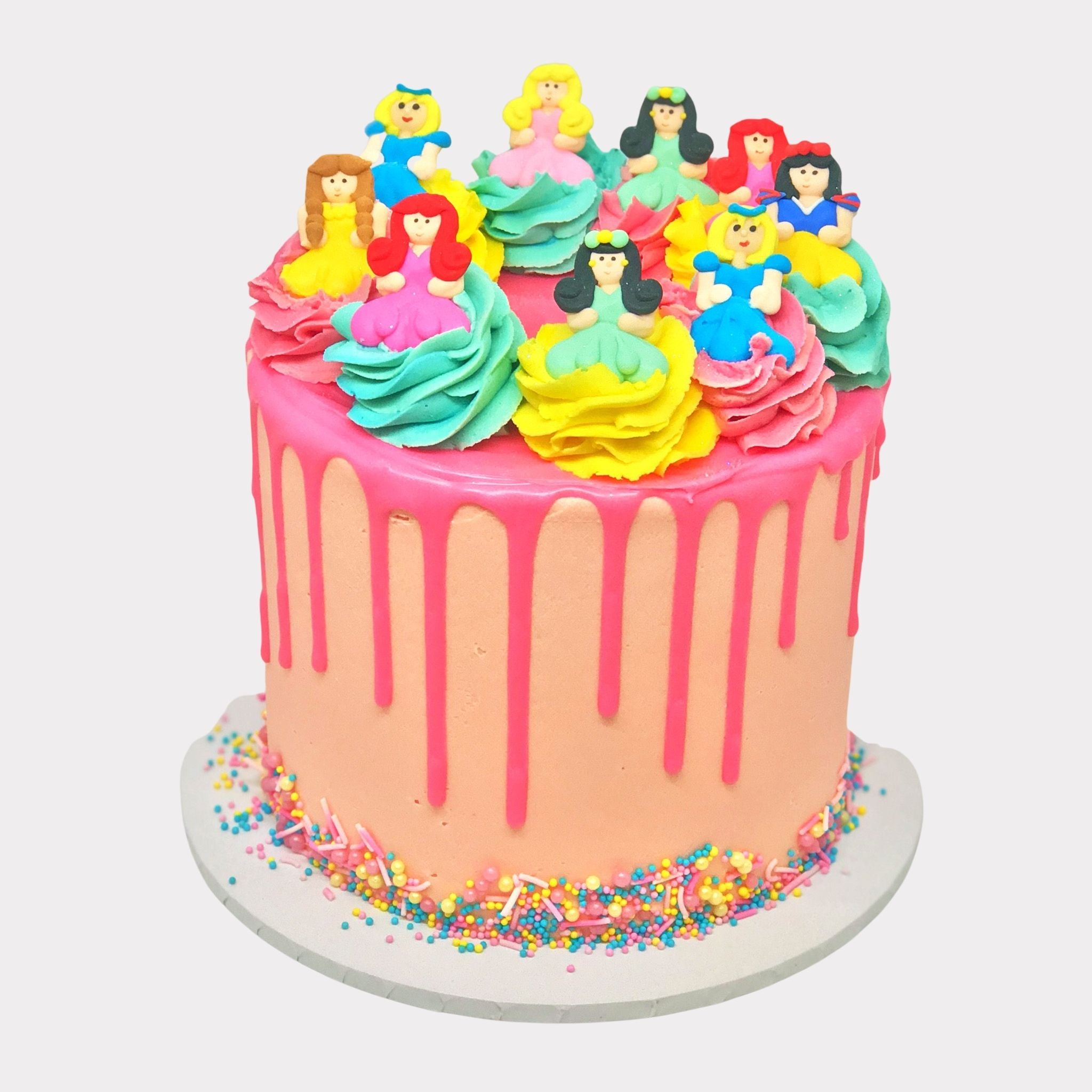 DISNEY PRINCESS BIRTHDAY CAKE | THE CRVAERY CAKES