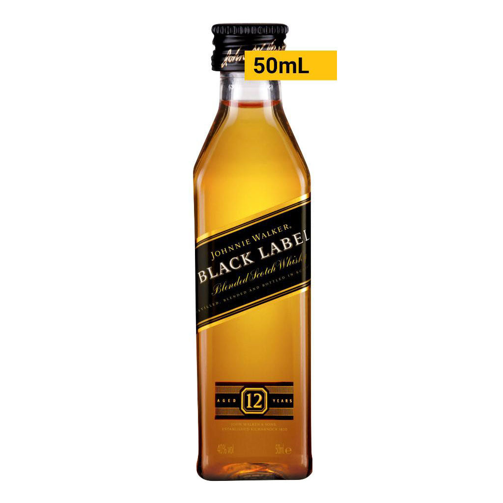 Mini Johnnie Walker Black Label Scotch Whisky