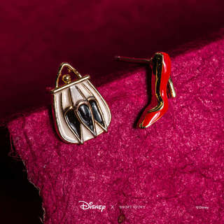 Disney Earring Epoxy Cruella De Vil Bag and Heel