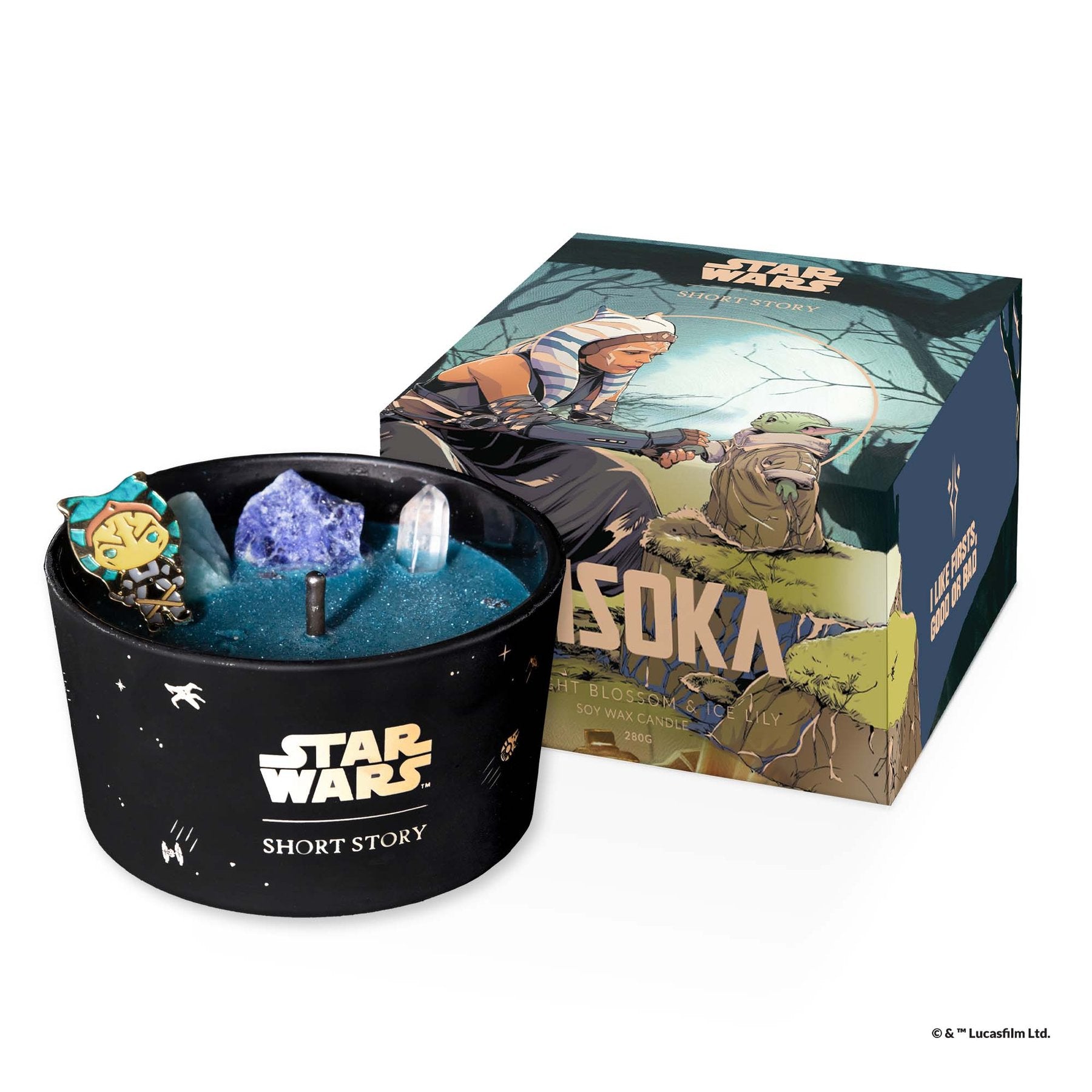 Star Wars ™ Candle Ahsoka™ - MIDNIGHT BLOSSOM & ICE LILY