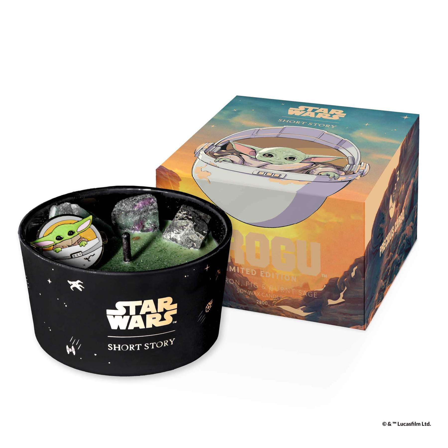 Star Wars ™ Candle Grogu ™ Limited Edition - MACARON, FIG & BURNT SAGE