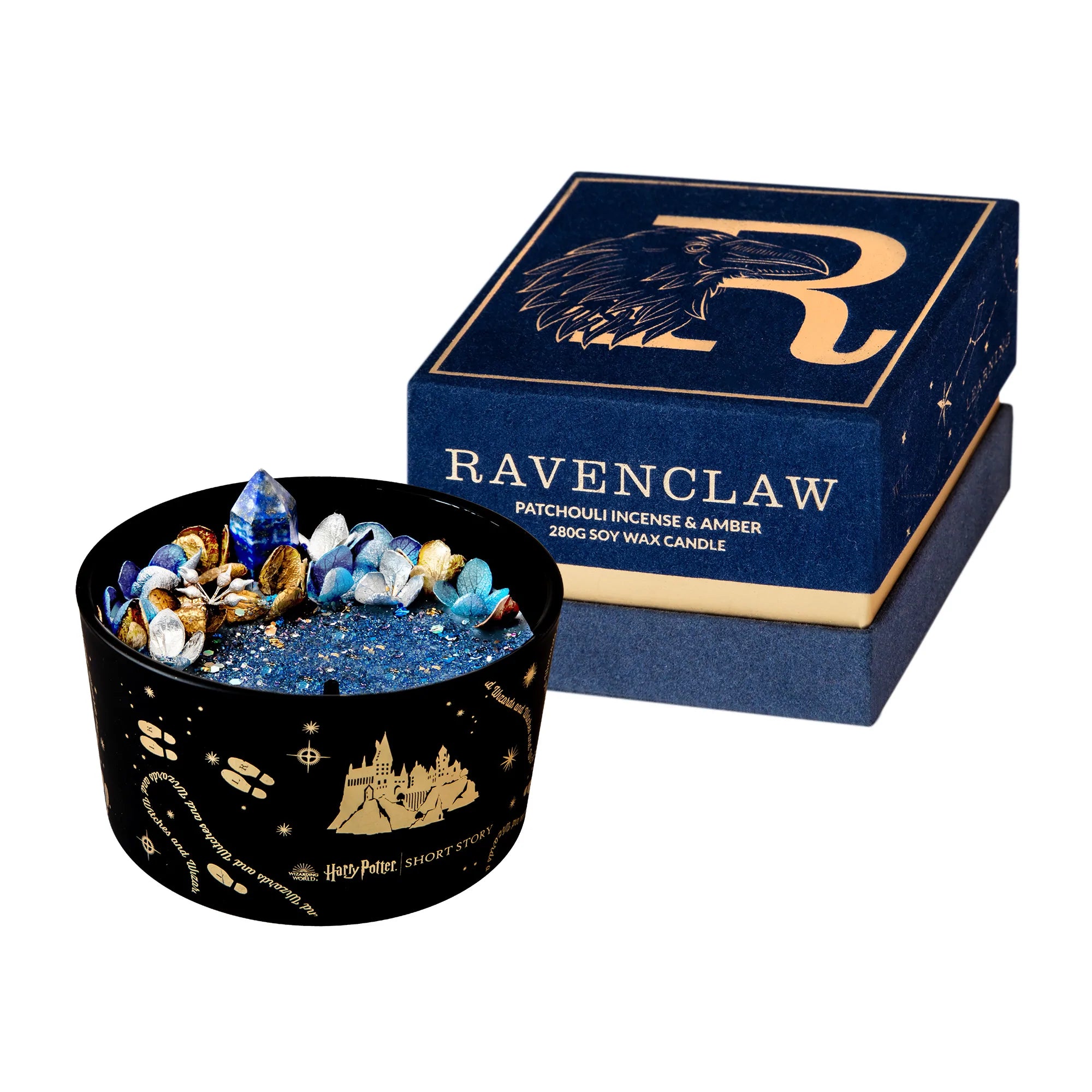 Harry Potter Candle - Ravenclaw (Patchouli Incense & Amber)