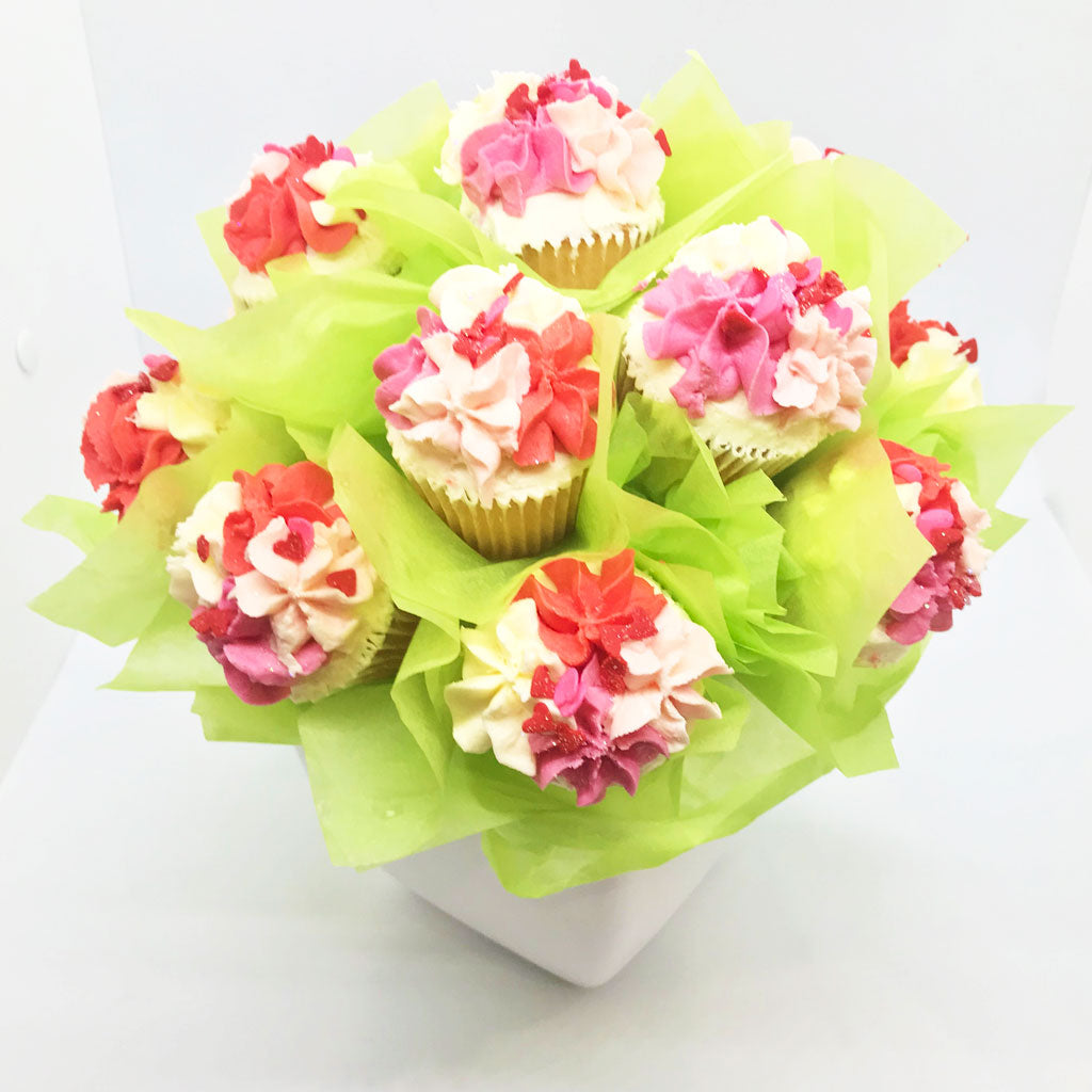 Valentine's Day Cupcake Bouquet